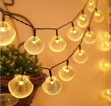 Sea Shell Crystal Shaped Led Fairy Light