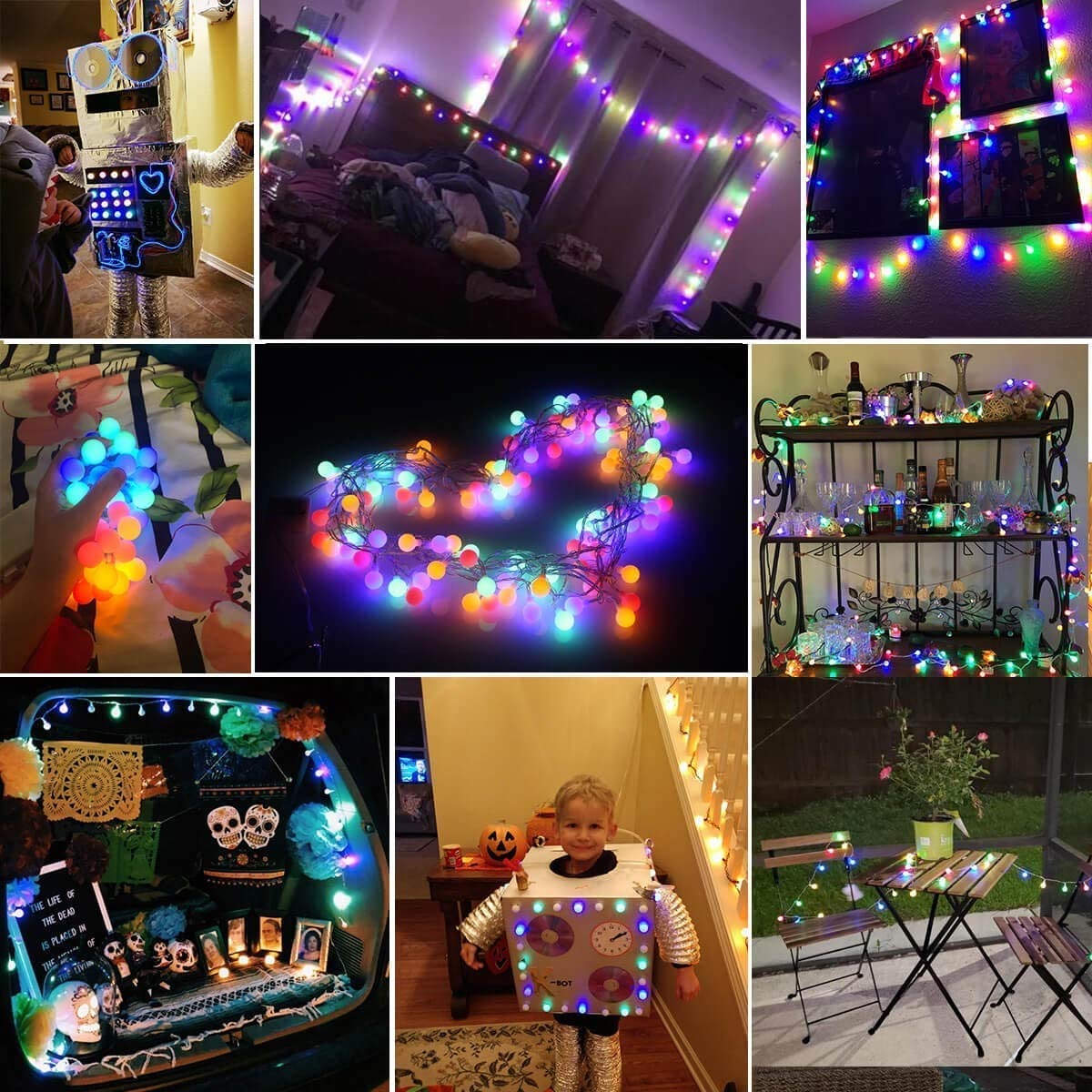 Matt Finishing Multicolor 24 LED light String